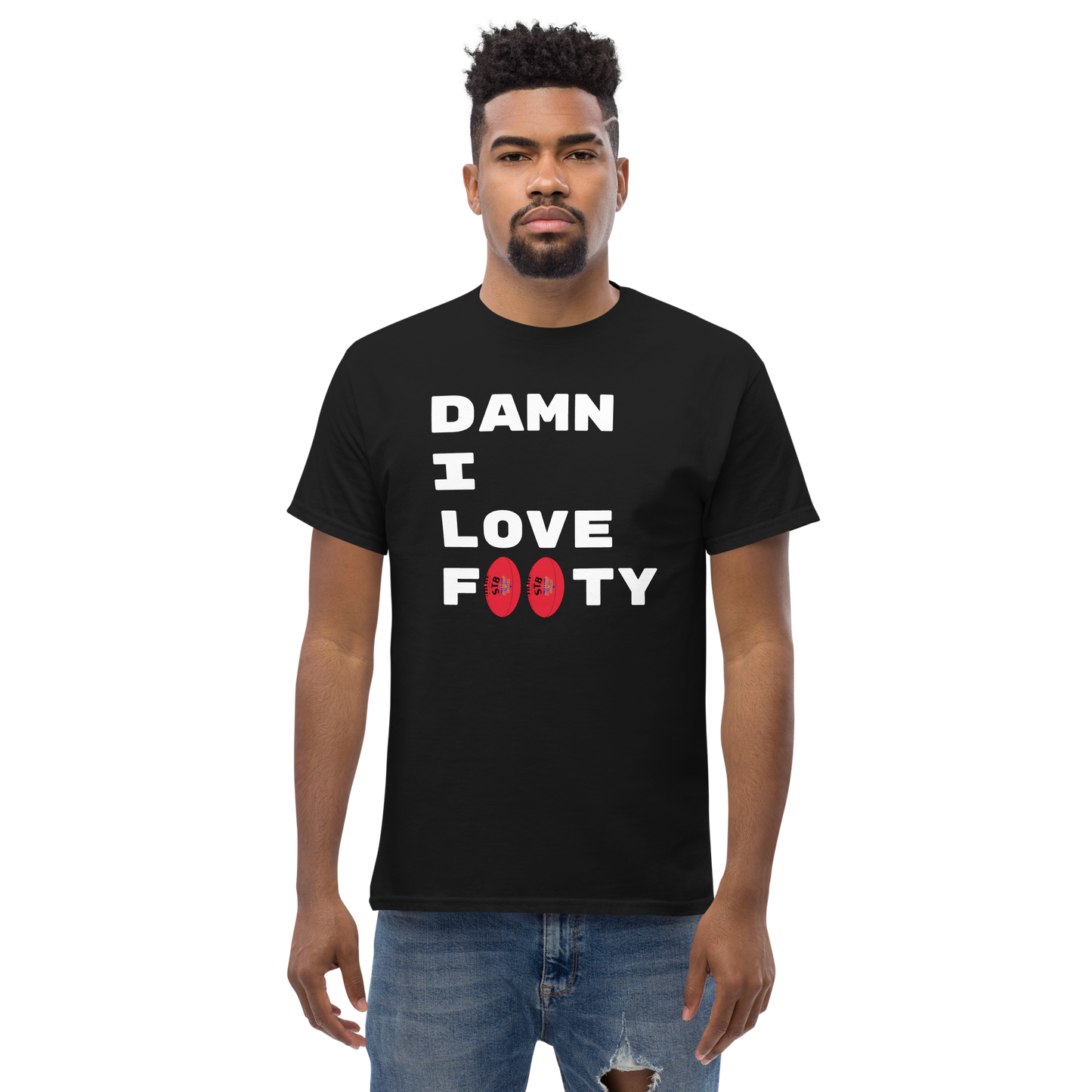 Damn I Love Footy Tee - AFL Edition